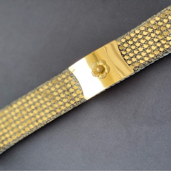 Vintage Gold Stretch Belt - Picture 12 of 13